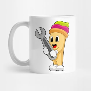 Ice cream Mechanic Wrench Mug